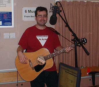 Thursday December 11th 2003 - we're recording 'The Fair Play Trophy' for Steve Lamacq