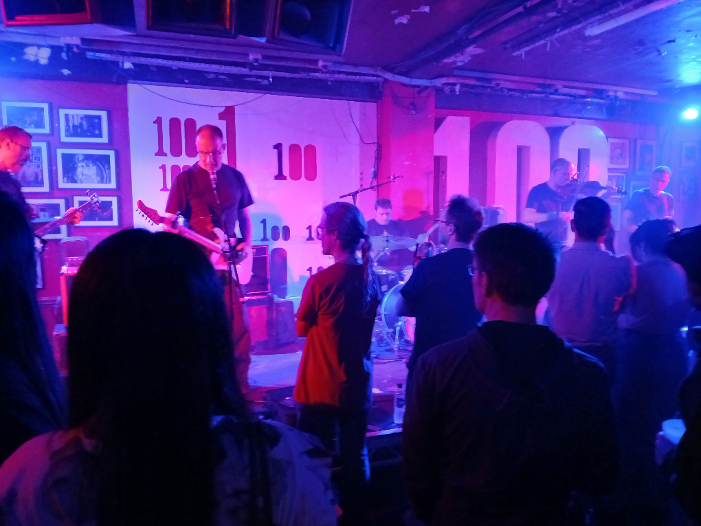 Lazarus Clamp onstage at the 100 Club